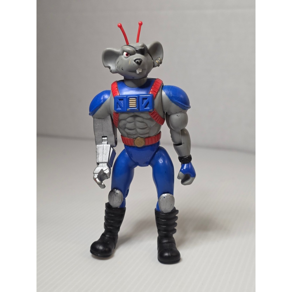 Galoob‎ Biker Mice from Mars Modo Action Figure 5.5" Gray Blue Fair 1993 75021